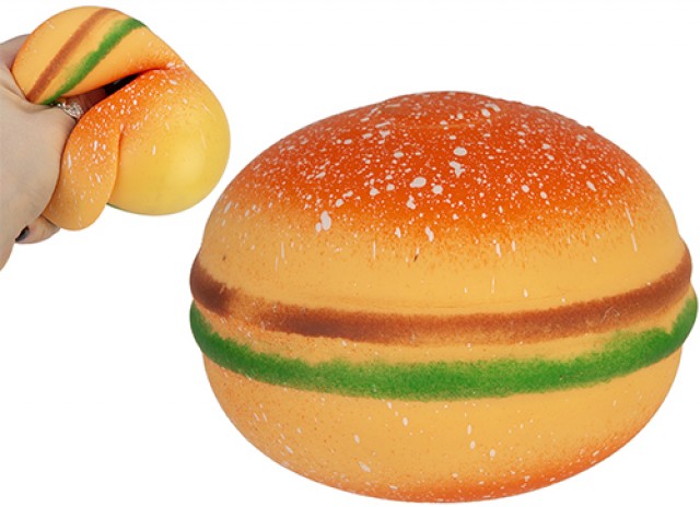 SQUISHY FAST FOOD Burger 8cm In box…x12…x144